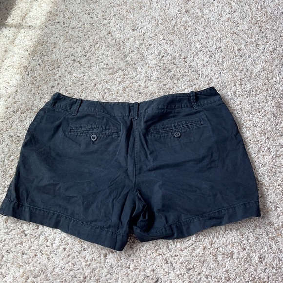 LOFT black khaki shorts size 10 - Picture 2 of 2